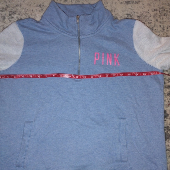 Victoria Secret PINK 3/4 zip sweatshirt - Picture 6 of 6